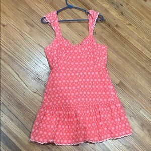 Betsey Johnson Coral Mini Dress